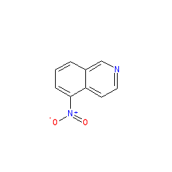 5-Nitroisoquinoline chemical structure (CAS 607-32-9)