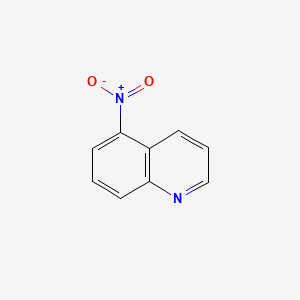 5-Nitroquinoline chemical structure (CAS 607-34-1)