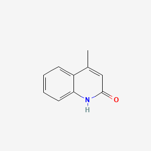4-Methylquinolin-2(1H)-one chemical structure (CAS 607-66-9)