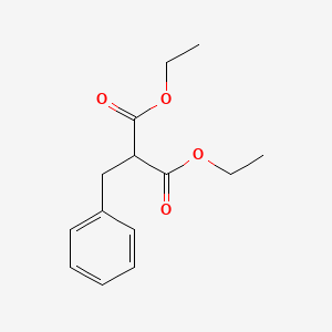Diethyl benzylmalonate chemical structure (CAS 607-81-8)
