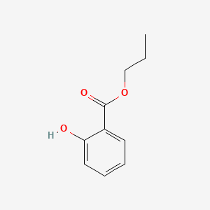 Propyl 2-hydroxybenzoate chemical structure (CAS 607-90-9)
