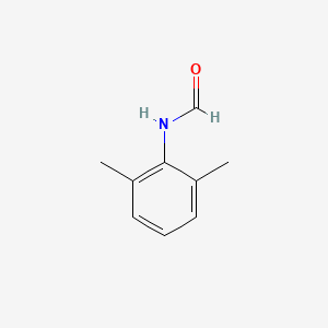 N-(2,6-Dimethylphenyl)formamide chemical structure (CAS 607-92-1)