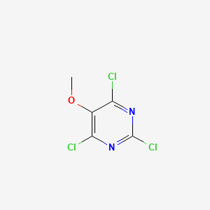 2,4,6-Trichloro-5-methoxypyrimidine chemical structure (CAS 60703-46-0)