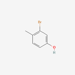 3-Bromo-4-methylphenol chemical structure (CAS 60710-39-6)