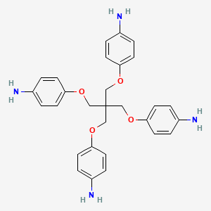 4,4'-((2,2-Bis((4-aminophenoxy)methyl)propane-1,3-diyl)bis(oxy))dianiline chemical structure (CAS 60713-81-7)