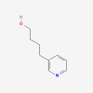 4-(Pyridin-3-yl)butan-1-ol chemical structure (CAS 60753-14-2)