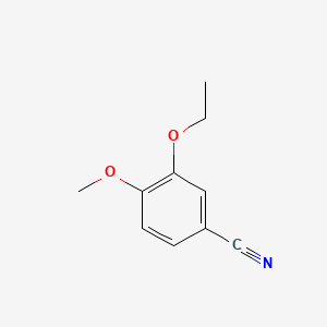 3-Ethoxy-4-methoxybenzonitrile chemical structure (CAS 60758-86-3)