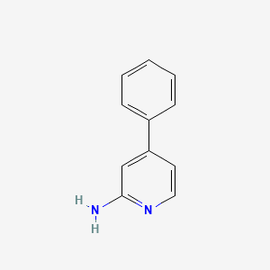 4-Phenylpyridin-2-amine chemical structure (CAS 60781-83-1)
