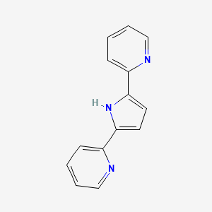 2,5-Di(pyridin-2-yl)-1H-pyrrole chemical structure (CAS 60794-56-1)