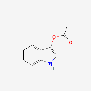 3-Indolyl Acetate chemical structure (CAS 608-08-2)