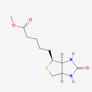 Biotinmethylester chemical structure (CAS 608-16-2)