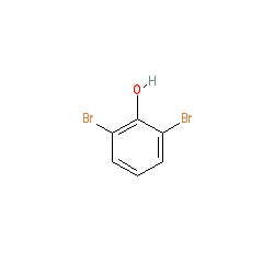 2,6-Dibromophenol chemical structure (CAS 608-33-3)