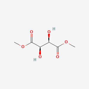 Dimethyl (2R,3R)-2,3-dihydroxysuccinate chemical structure (CAS 608-68-4)