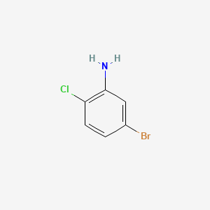 5-Bromo-2-chloroaniline chemical structure (CAS 60811-17-8)