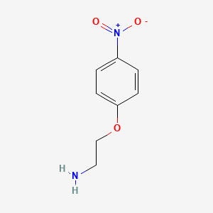2-(4-Nitrophenoxy)ethanamine chemical structure (CAS 60814-16-6)
