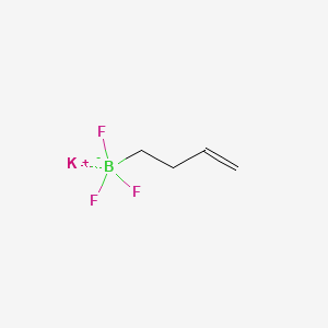 Potassium 3-Butenyltrifluoroborate chemical structure (CAS 608140-67-6)
