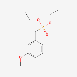 Diethyl 3-methoxybenzylphosphonate chemical structure (CAS 60815-18-1)