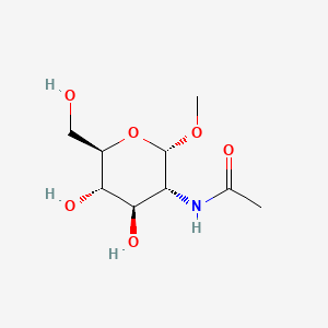N-((2S,3R,4R,5S,6R)-4,5-Dihydroxy-6-(hydroxymethyl)-2-methoxytetrahydro-2H-pyran-3-yl)acetamide chemical structure (CAS 6082-04-8)