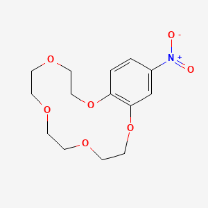4-Nitrobenzo-15-crown-5 chemical structure (CAS 60835-69-0)