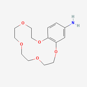 4-Aminobenzo-15-crown 5-Ether chemical structure (CAS 60835-71-4)
