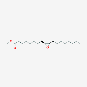 rel-Methyl 8-((2S,3S)-3-octyloxiran-2-yl)octanoate chemical structure (CAS 6084-76-0)