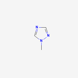 1-Methyl-1,2,4-triazole chemical structure (CAS 6086-21-1)