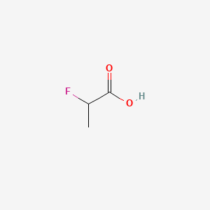 2-Fluoropropionicacid chemical structure (CAS 6087-13-4)