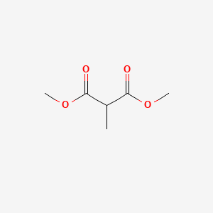 Dimethyl 2-methylmalonate chemical structure (CAS 609-02-9)