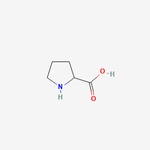 H-DL-Pro-OH chemical structure (CAS 609-36-9)