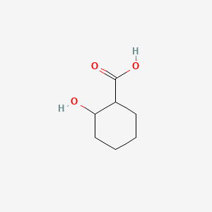 2-Hydroxycyclohexanecarboxylic acid chemical structure (CAS 609-69-8)