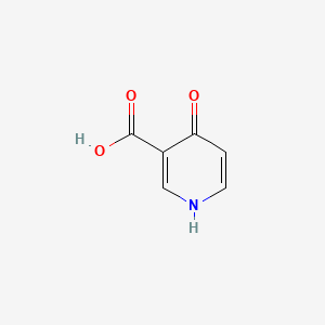 4-Hydroxynicotinic acid chemical structure (CAS 609-70-1)