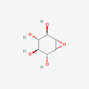 rel-(1R,2R,3S,4S,5R,6S)-7-Oxabicyclo[4.1.0]heptane-2,3,4,5-tetraol chemical structure (CAS 6090-95-5)