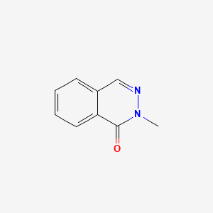2-Methylphthalazin-1(2H)-one chemical structure (CAS 6091-81-2)