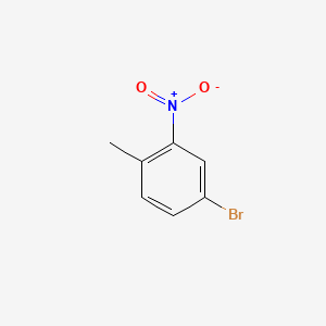 4-Bromo-2-nitrotoluene chemical structure (CAS 60956-26-5)