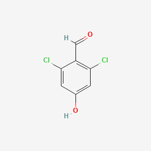 2,6-Dichloro-4-hydroxybenzaldehyde chemical structure (CAS 60964-09-2)