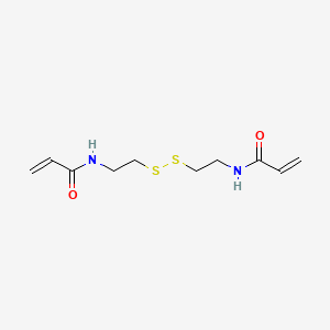 N,N'-(Disulfanediylbis(ethane-2,1-diyl))diacrylamide chemical structure (CAS 60984-57-8)