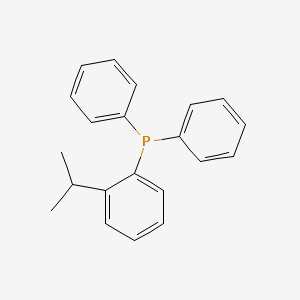 (2-Isopropylphenyl)diphenylphosphane chemical structure (CAS 60998-16-5)