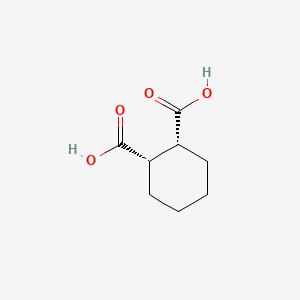 cis-Cyclohexane-1,2-dicarboxylic acid chemical structure (CAS 610-09-3)
