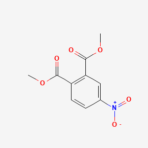 Dimethyl 4-nitrophthalate chemical structure (CAS 610-22-0)