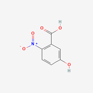 5-Hydroxy-2-nitrobenzoic acid chemical structure (CAS 610-37-7)
