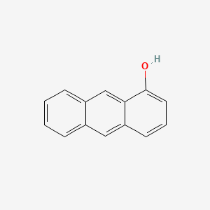 Anthracen-1-ol chemical structure (CAS 610-50-4)