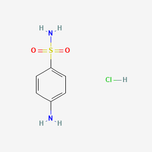 4-Aminobenzenesulfonamide hydrochloride chemical structure (CAS 6101-31-1)