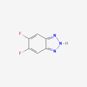 5,6-Difluoro-1H-benzo[d][1,2,3]triazole chemical structure (CAS 610257-65-3)