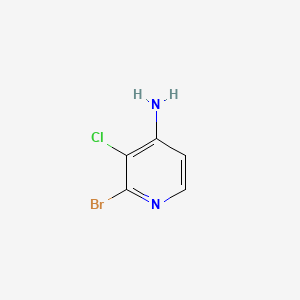 2-Bromo-3-chloropyridin-4-amine chemical structure (CAS 610277-13-9)