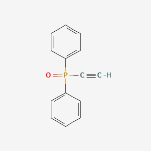 Ethynyl(diphenyl)phosphine Oxide chemical structure (CAS 6104-48-9)