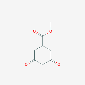 Methyl 3,5-dioxocyclohexane-1-carboxylate chemical structure (CAS 61040-83-3)