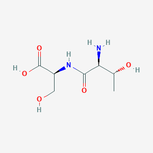 (S)-2-((2S,3R)-2-Amino-3-hydroxybutanamido)-3-hydroxypropanoic acid chemical structure (CAS 61043-86-5)