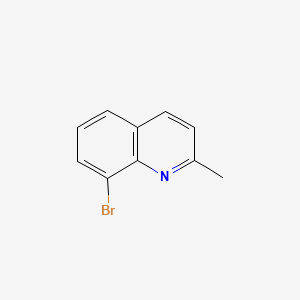8-Bromo-2-methylquinoline chemical structure (CAS 61047-43-6)