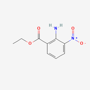 Ethyl 2-amino-3-nitrobenzoate chemical structure (CAS 61063-11-4)