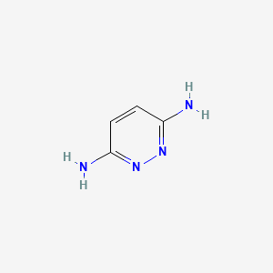 Pyridazine-3,6-diamine chemical structure (CAS 61070-99-3)